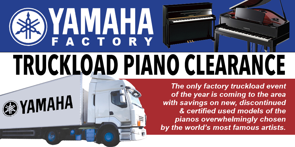 Yamaha Truckload Piano Sale in Richmond